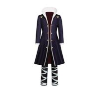 DEXSHUN Chrollo Lucilfer Cosplay HxH Anime Costume Chrollo Lucilfer Uniform Giacca Pantaloni Completo Completo per Halloween Carnevale Festa Comic Esposizione
