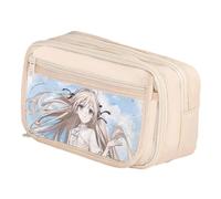 DEXSHUN Kasugano Sora, astuccio per matite anime di grande capacità, astuccio a doppio strato, astuccio per cartoni animati, astuccio per ragazze, ragazzi, regalo per la scuola, Tipo 13, 21x8x13cm