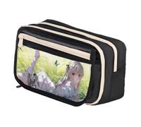 DEXSHUN Kasugano Sora, astuccio per matite anime di grande capacità, astuccio a doppio strato, astuccio per cartoni animati, astuccio per ragazze, ragazzi, regalo per la scuola, Type02, 21x8x13cm