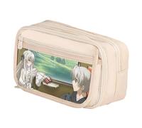 DEXSHUN Kasugano Sora, astuccio per matite anime di grande capacità, astuccio a doppio strato, astuccio per cartoni animati, astuccio per ragazze, ragazzi, regalo per la scuola, Tipo 19, 21x8x13cm