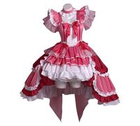 DEXSHUN Kyouko Cosplay Anime Idol, costume da canto per Halloween | Kyouko, vestito rosso, tutti gli accessori, per giochi di ruolo, per Halloween, carnevale, feste