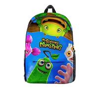 DEXSHUN My singing monsters - Zaino da viaggio alla moda, per scuola, viaggi, sport, Type06, 47x28cm