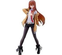 DEXSHUN Pietra Gate Anime Figura Makise Kurisu Figura Statua Nero Seta Stand Personaggio Modello PVC Desktop Ornamenti 18cm