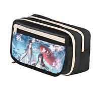 DEXSHUN Wei Wu Xian, astuccio per matite LAN Wang Ji Anime, grande capacità, doppio strato, astuccio per cartoni animati, astuccio per ragazze e ragazzi, Type02, 21x8x13cm, Astuccio Anime
