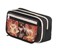 DEXSHUN Yugi Amane Astuccio per matite Anime di grande capacità, doppio strato, astuccio per cartoni animati, astuccio per ragazze, ragazzi, regalo per la scuola, Type05, 21x8x13cm, Astuccio