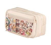 DEXSHUN Yugi Amane Astuccio per matite Anime di grande capacità, doppio strato, astuccio per cartoni animati, astuccio per ragazze, ragazzi, regalo per la scuola, Tipo 18, 21x8x13cm, Astuccio