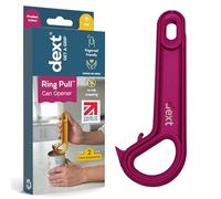 Dext Apriscatole ad anello, apriscatole pop per anziani, artrite e Parkinson, facile da aprire, manico ergonomico con impugnatura comoda. Perfetto per bevande, cibo per animali domestici e altro