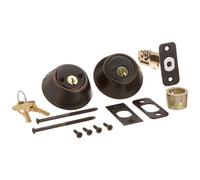 Dexter by Schlage JD62V716 Deadbolt Keyed 2-Sides Aged Bronze