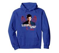 Dexter Good or Bad Felpa con Cappuccio, Unisex per Adulti, Blu Reale, L