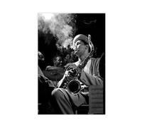 Dexter Gordon - Poster su tela, decorazione artistica da parete per camera da letto, soggiorno, camera da letto, 40 x 60 cm