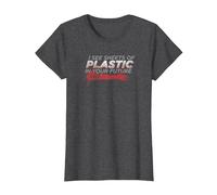 Dexter Plastic Prediction Maglietta, Donna, Grigio Scuro, XL