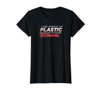 Dexter Plastic Prediction Maglietta, Donna, Nero, XL