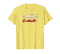 Dexter Plastic Prediction Maglietta, Uomo, Limone, 3XL
