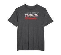 Dexter Plastic Prediction Maglietta, Uomo Taglie Grandi, Grigio Scuro, 5X Tall