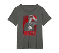 Dexter See Saw Maglietta, Donna Plus-Size, Asfalto, 1X