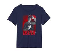 Dexter See Saw Maglietta, Donna Plus-Size, Navy, 5X