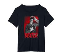 Dexter See Saw Maglietta, Donna Plus-Size, Nero, 4X