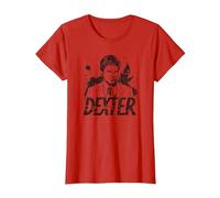 Dexter Splatter Dex Maglietta, Donna, Rosso, XL
