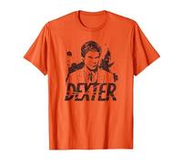 Dexter Splatter Dex Maglietta, Uomo, Arancio, L