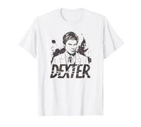 Dexter Splatter Dex Maglietta, Uomo, Bianco, M