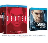 DEXTER - Stagione 01-08 + New Blood (Steelbook) (2 Box - 36 Blu-ray) (Ed. Italiana)