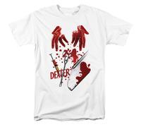 Dexter - Tools Of The Trade - Adulto Unisex T-Shirt - Bianco