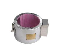 DEYIN 1pc 1150W Riscaldatori a Fascia Elemento Riscaldante In Ceramica Rossa In Acciaio Inox 90x80mm 220V Involucro di Riscaldamento for batterie