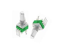 DEYIN 1PCS Taiwan ALPHA 09 Tipo Potenziometro Singolo Collegato Verticale a 3-pin B10K 20K 50K 100KAssiale Lunghezza 15mm Haft Asse(50K Ohm)