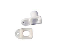 DEYIN 2 pezzi for guarnizione del cuscinetto di smorzamento in plastica della cerniera della porta del frigorifero