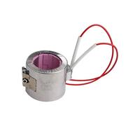 DEYIN 50X50mm/50x70mm/50X90mm/50X110mm Riscaldatore a fascia in ceramica rossa 220V Temperatura massima 1200 gradi Celsius Elemento riscaldante for macchinari(50X110mm 900W)