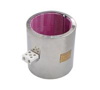 DEYIN 55x80mm/55x145mm/110x75mm/110x110mm/110x140mm/110x170mm Elemento riscaldante a fascia in ceramica rossa Max ad alta temperatura fino a 1200 gradi(110x140mm 2300W)