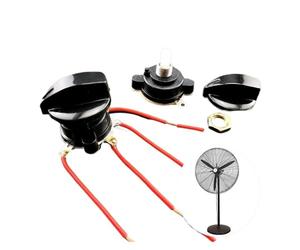 DEYIN Interruttore a pulsante con manopola della velocità del vento for il controllo dell'ingranaggio for ventilatore da pavimento Ventilatore elettrico industriale Parte di ricambio dell'interruttore