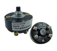 DEYIN Interruttore rotondo for lavapavimenti multifunzionale TK-7012W Interruttore a piedi BF521/522 Interruttore smerigliatrice(BLACK)