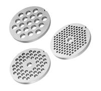 DEYIN Lama for tritacarne con Foro da 3 mm/5 mm/7,5 mm, Piastra for tritacarne, Disco, Coltello, elettrodomestico da Cucina(3mm Hole)