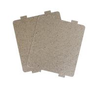DEYIN Parti del forno a microonde Fetta di mica Accessori for isolamento termico super spesso Foglio di mica Copertura guida d'onda di ricambio più spessa 2 pezzi