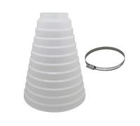 DEYIN Riduttore universale in ABS for sistemi di ventilazione Diametro da 80 mm a 200 mm Connettore riduttore for condotto Riduttore for condotto aria Dimensioni variabili