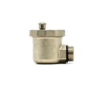 DEYIN Valvola di sfiato automatica 1/2 Valvola di scarico ad angolo retto for radiatore Valvola di sfiato in rame Sistema di riscaldamento Valvola di scarico in ottone(A)