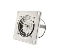 DEYIN Ventilatore di scarico da 4 pollici in acciaio inossidabile 4 '' WC Cucina Bagno Appeso a parete Finestra Condotto Ventilatore Ventilatore Estrattore