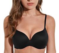 Deyllo Reggiseno push up da donna - senza cuciture, imbottito, ferretto, Lift Up - 2 coppe aggiunte, comoda maglietta reggiseno per una vestibilità perfetta e sollevamento naturale