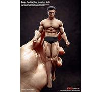 DEZARO Body da 1/12 volte da 6" Action Figure Full Set-Silicone Body + Head+Underwear Super Flessibile Male Dolls for Arts/Drawings/Photography (TM02A)