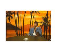 DEZARO Poster su tela di Scarface Al Pacino, decorazione artistica da parete per soggiorno, camera da letto, senza cornice, 30 x 45 cm