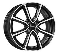 CERCHIO IN LEGA DEZENT TN DARK PER SKODA CITIGO 7X17 4X100 BLACK/POLISHED OVT