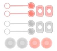 DEZP 12 PCS Copertine di Paglia Silicone Spill Proof Stopper Tappi Anti-Perdite in Silicone Inclusi 2 Coperchi per Cannuccia 2 Tappi Quadrati E 2 Tappi Rotondi Adatti per 2.0