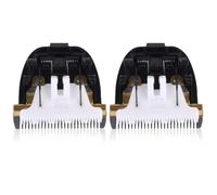 DEZP 2 Pezzi Rasoio Corpo Uomo,Testine Rasoio, Tagliacapelli Accessori Malegrooming Lama Panasonic X-Taper Blade Dgp72,Er1611,1512 Wer9902 Per Lamina Per Rasoio Panasonic(Nero)