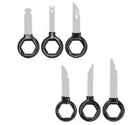 DEZP 6 PCS radio auto chiave radio per auto estrattore autoradio chiavi di sblocco per autoradio estrattore autoradio Strumento di Rimozione Autoradio