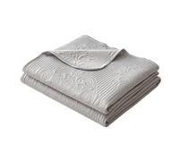 DEZYPZAM Coperta Estiva di Rinfrescante | Coperta Estiva Sottile Leggera e Traspirante | Copertas Letto in Fibra di Raffreddamento | per Letto Divano Viaggio (Grigio Chiaro,180x200cm)