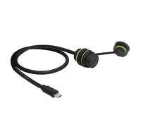 Dezzhou Adattatore IP68 USB tipo C maschio a femmina resistente all'acqua adatto per ambienti difficili e sistemi domestici intelligenti Estensione per montaggio a pannello USB C