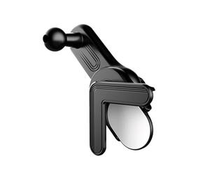 Dezzhou Supporto per display interno auto, base estensibile con altezza regolabile per navigazione, film, videochiamate, visualizzazione comoda, supporto per auto con asta di estensione