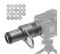 DF DIGITALFOTO Mini Snoot Ottico, Mini Attacco di Proiezione Snoot con Supporto Zhiyun/Smallrig,19 Gobo, Telaio Magnetico Gobo,Compatibile con ZHIYUN CINEPEER CX100, SmallRig RC60B, COLBOR Wonder W100