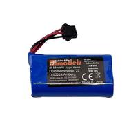 DF Models ioni di Litio 7,4 Volt 800 mAh (Lunghezza x Larghezza x Altezza 65 x 40 x 20 mm, Peso 66 g, Batteria di Ricambio per Modello n. 9945) 9946, Akku